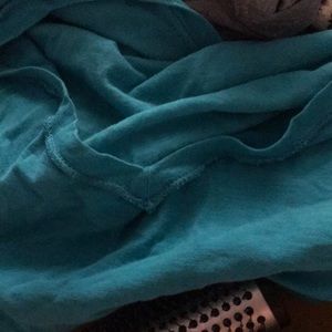 Oversized blue t shirt